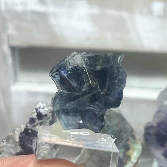Yindu Mine Fluorite on Stand - Picture 3 of 13